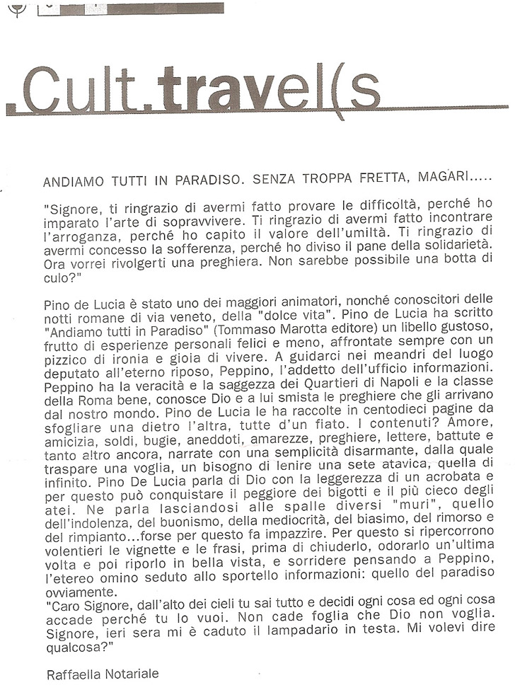 press - pino de lucia