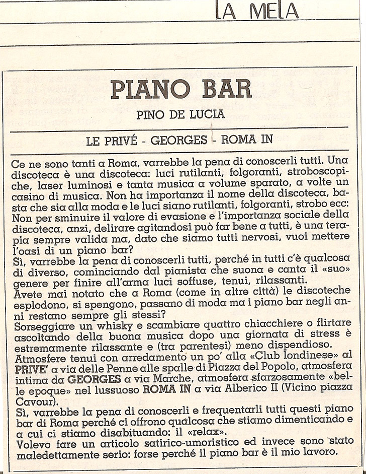 press - pino de lucia