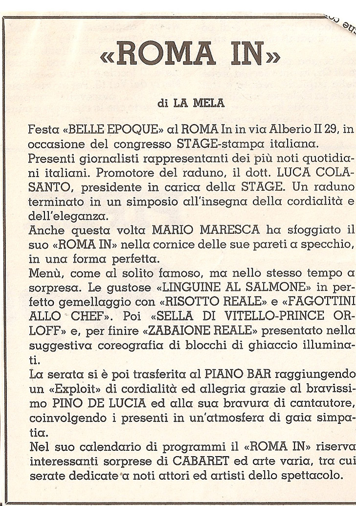 press - pino de lucia